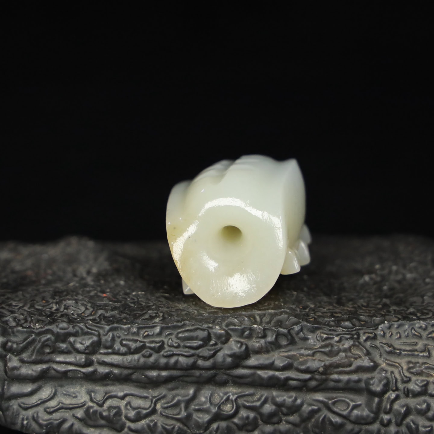 Chinese Natural Jade Carved turtle shells
