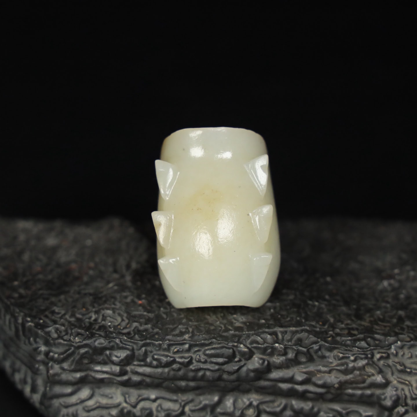 Chinese Natural Jade Carved turtle shells