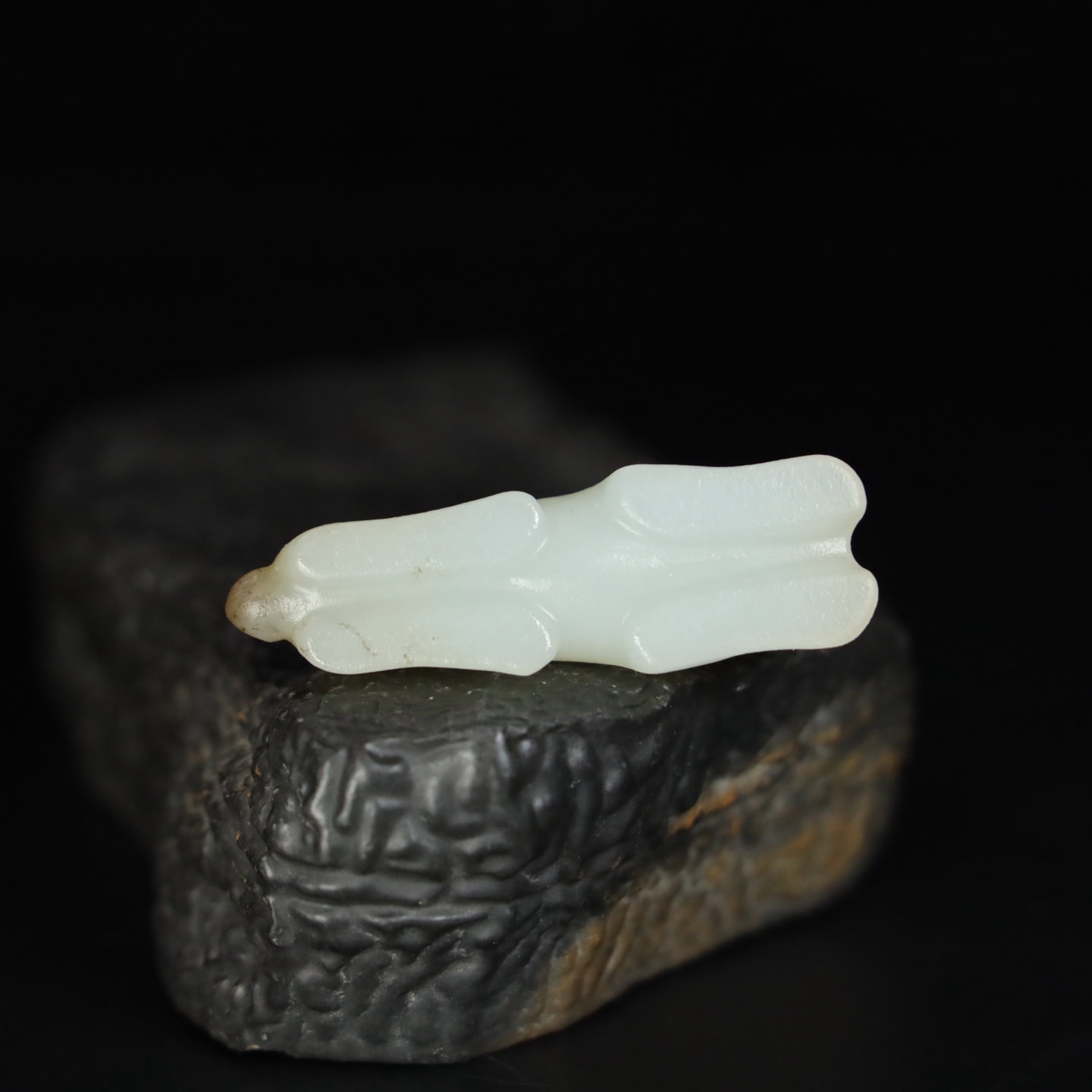Chinese Natural Jade Carved Rabbit