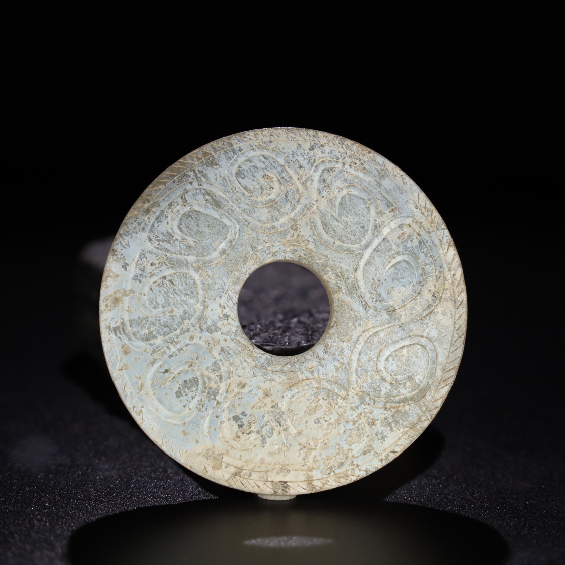 Chinese Natural Jade Carved Pendant