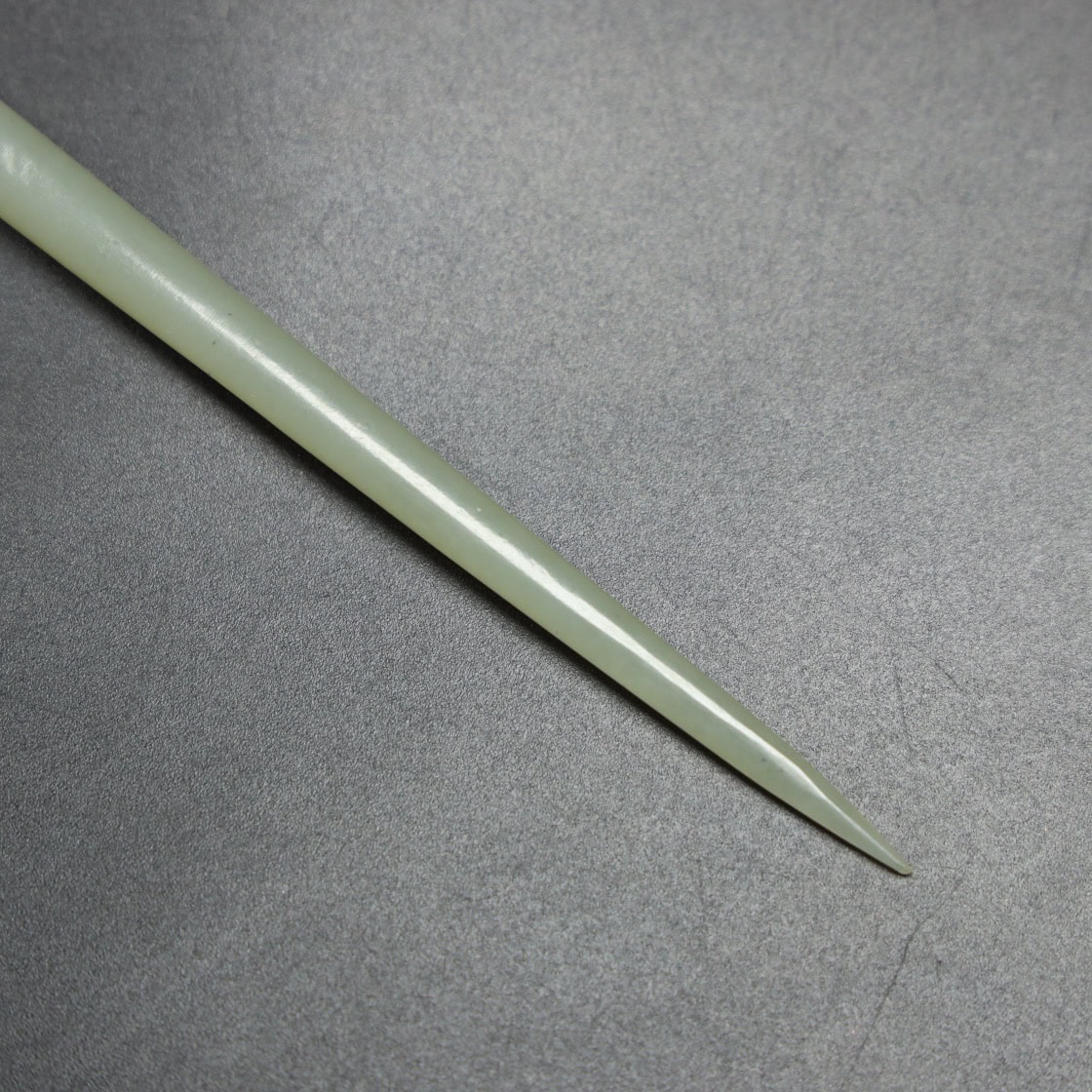 Chinese Natural Jade Carved hairpin