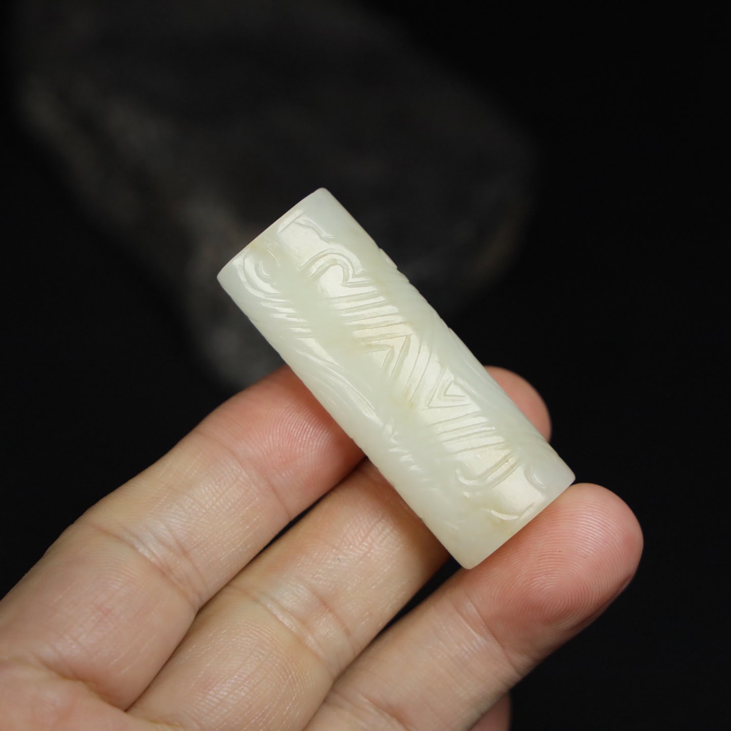 Chinese Natural Jade Carved Ornaments