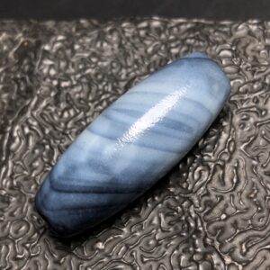 Chinese Natural Jade Carved dzi beads