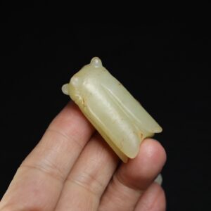 Chinese Natural Jade Carved Cicada