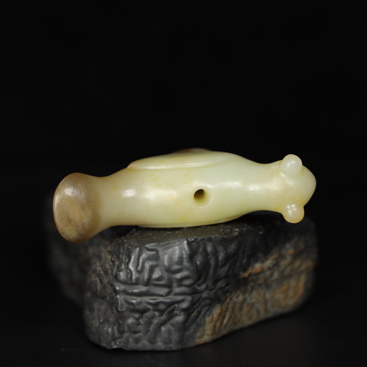 Chinese Natural Jade Carved Bird