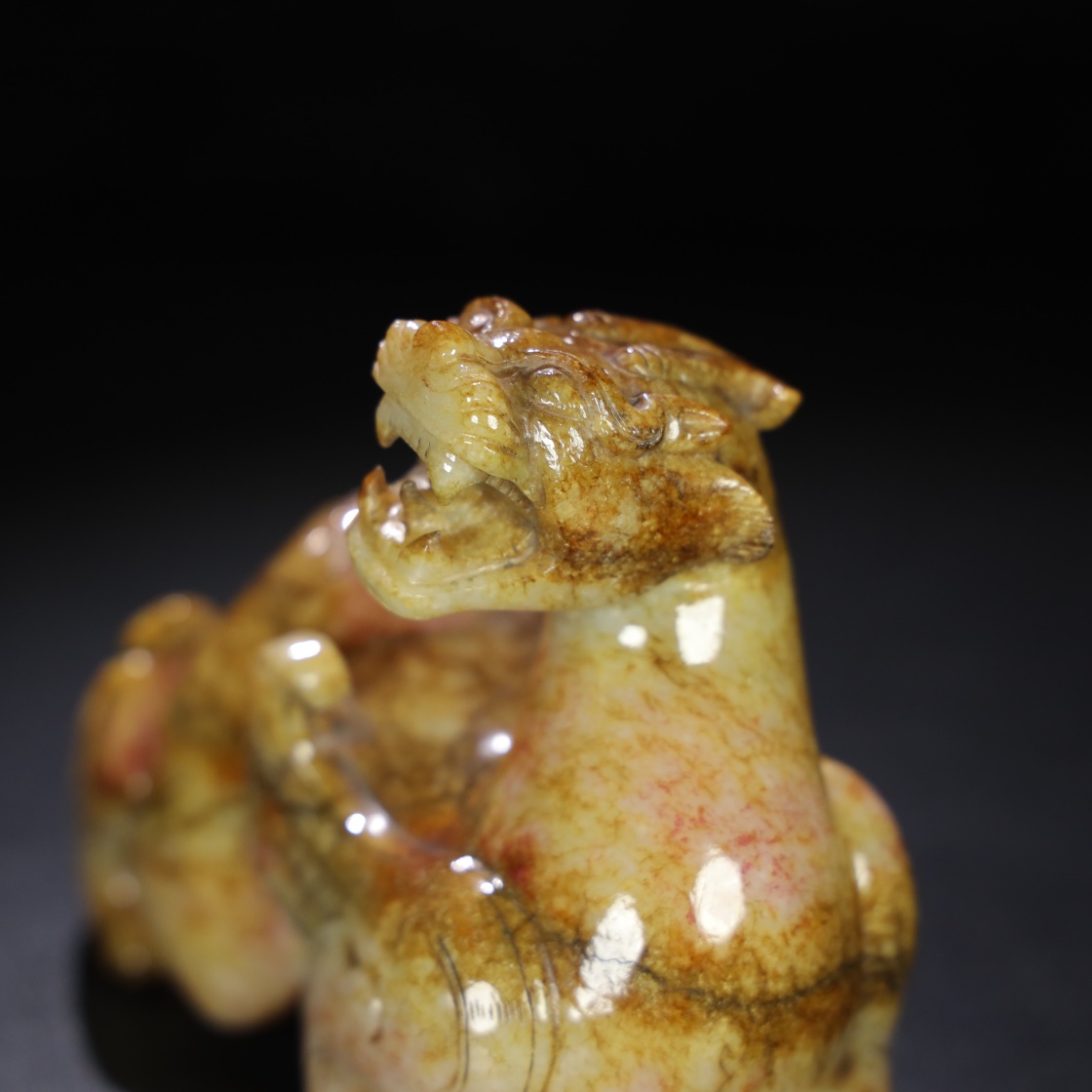 Chinese Natural Jade Carved beasts