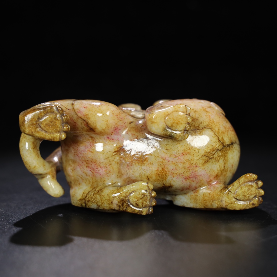Chinese Natural Jade Carved beasts
