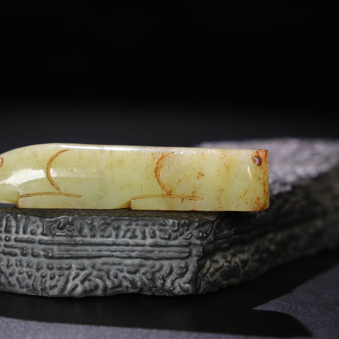 Chinese Natural Jade Carved Pig ornaments