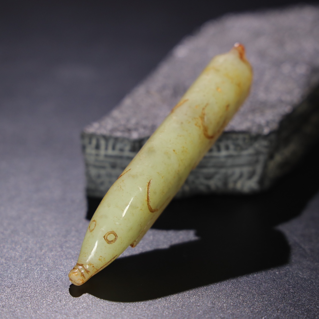 Chinese Natural Jade Carved Pig ornaments