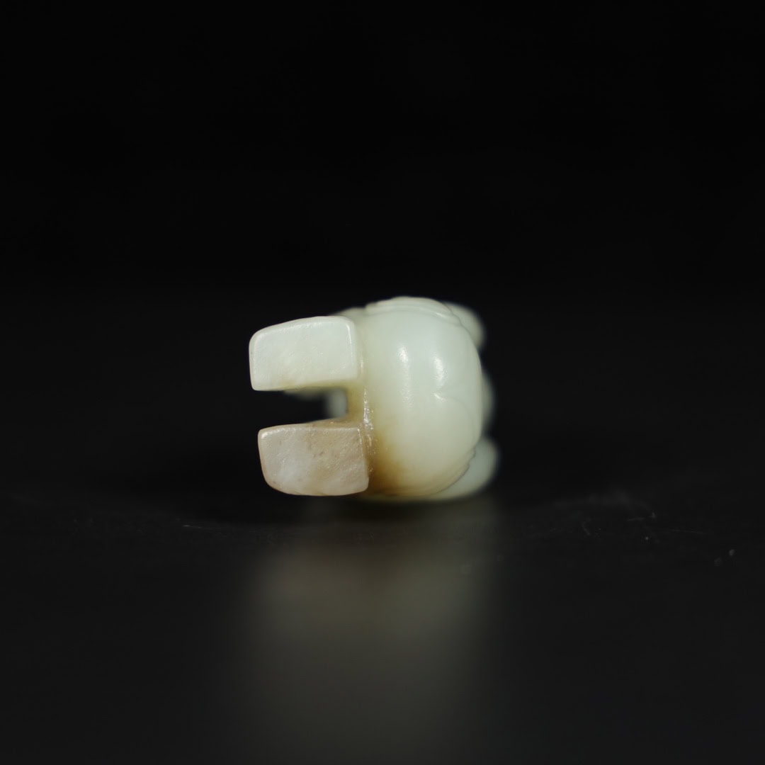 Chinese Natural Jade Carved handle