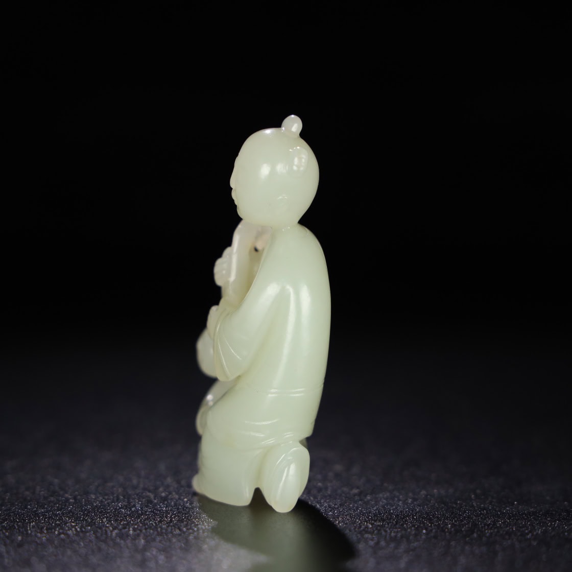 Chinese Natural Jade Carved handle