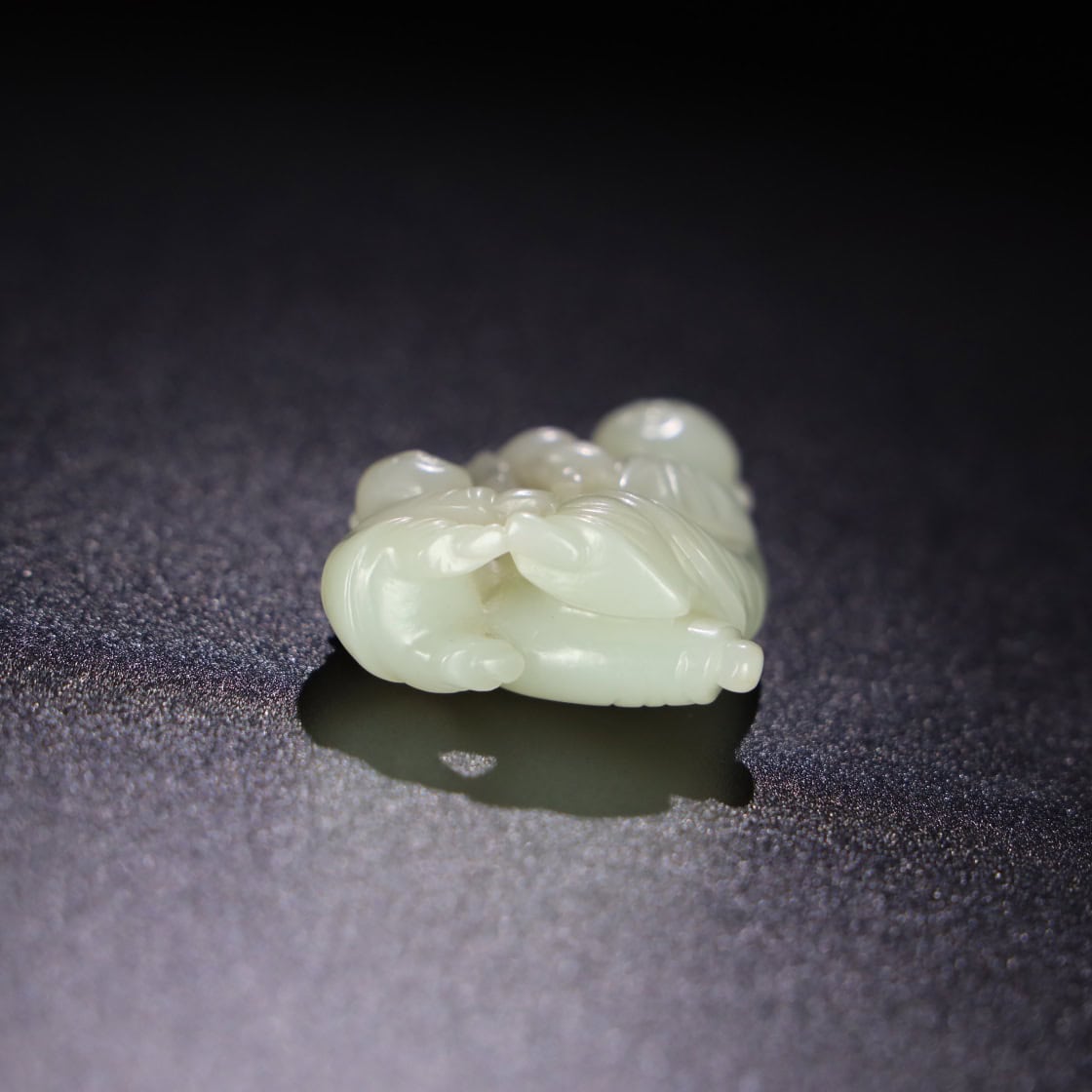 Chinese Natural Jade Carved handle
