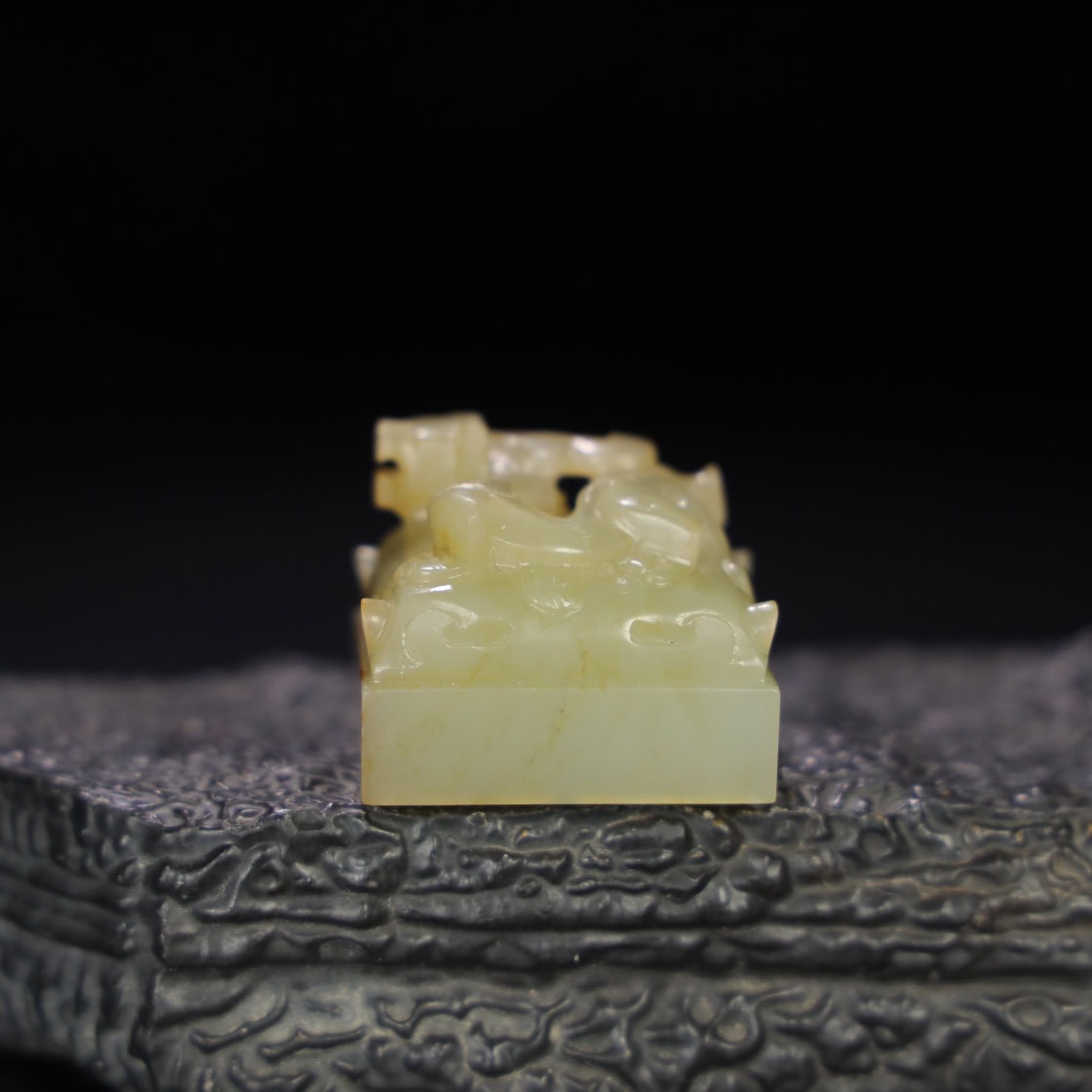 Chinese Natural Jade Carved Seals