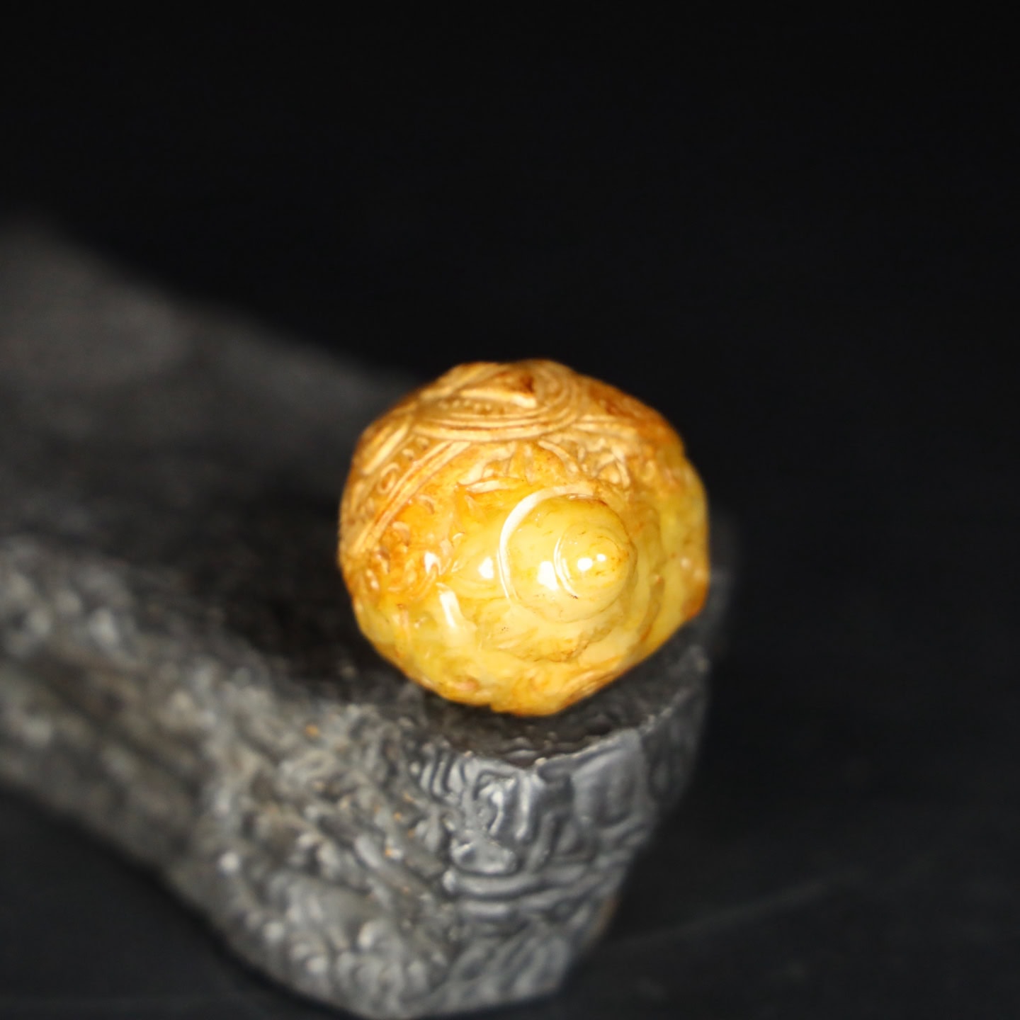 Chinese Natural Jade Carved snails