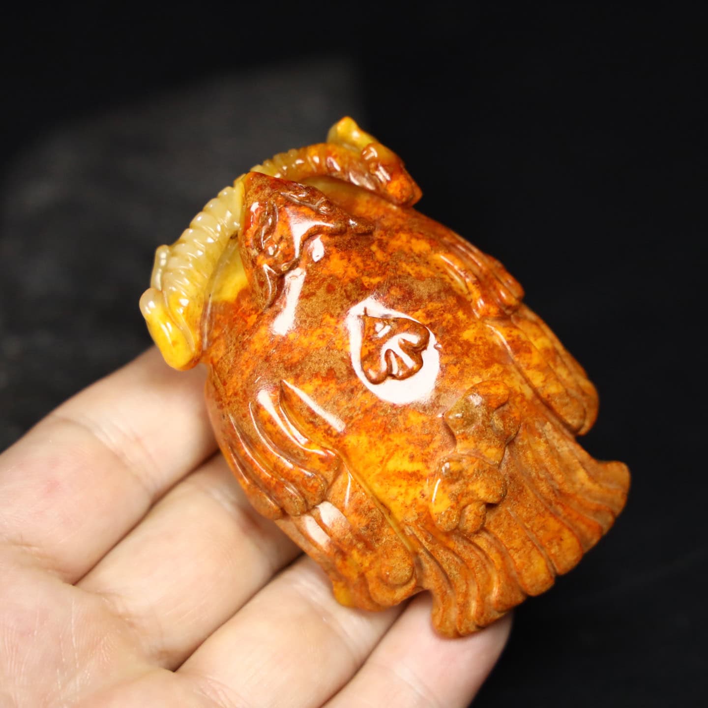 Chinese Natural Jade Carved birds