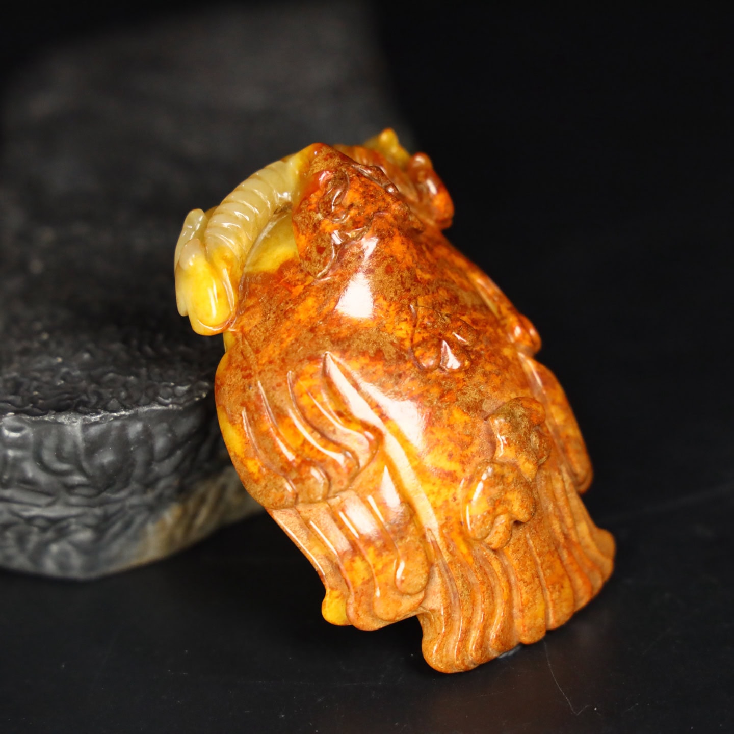Chinese Natural Jade Carved birds