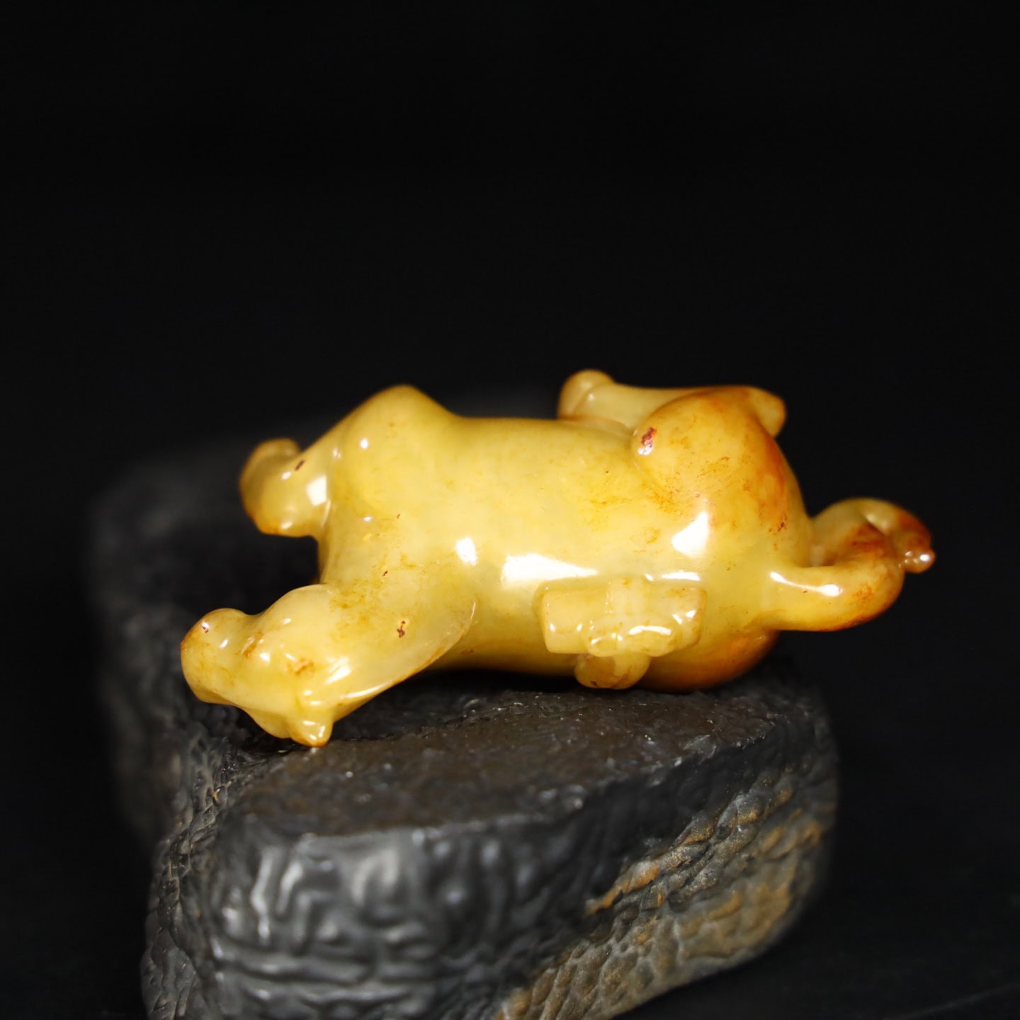 Chinese Natural Jade Carved Horse statue