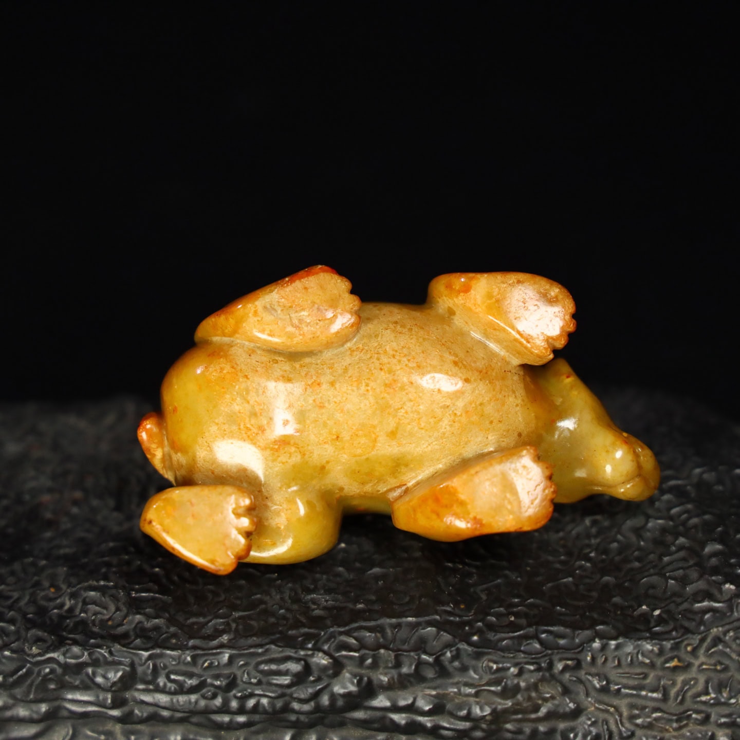 Chinese Natural Jade Carved Bear