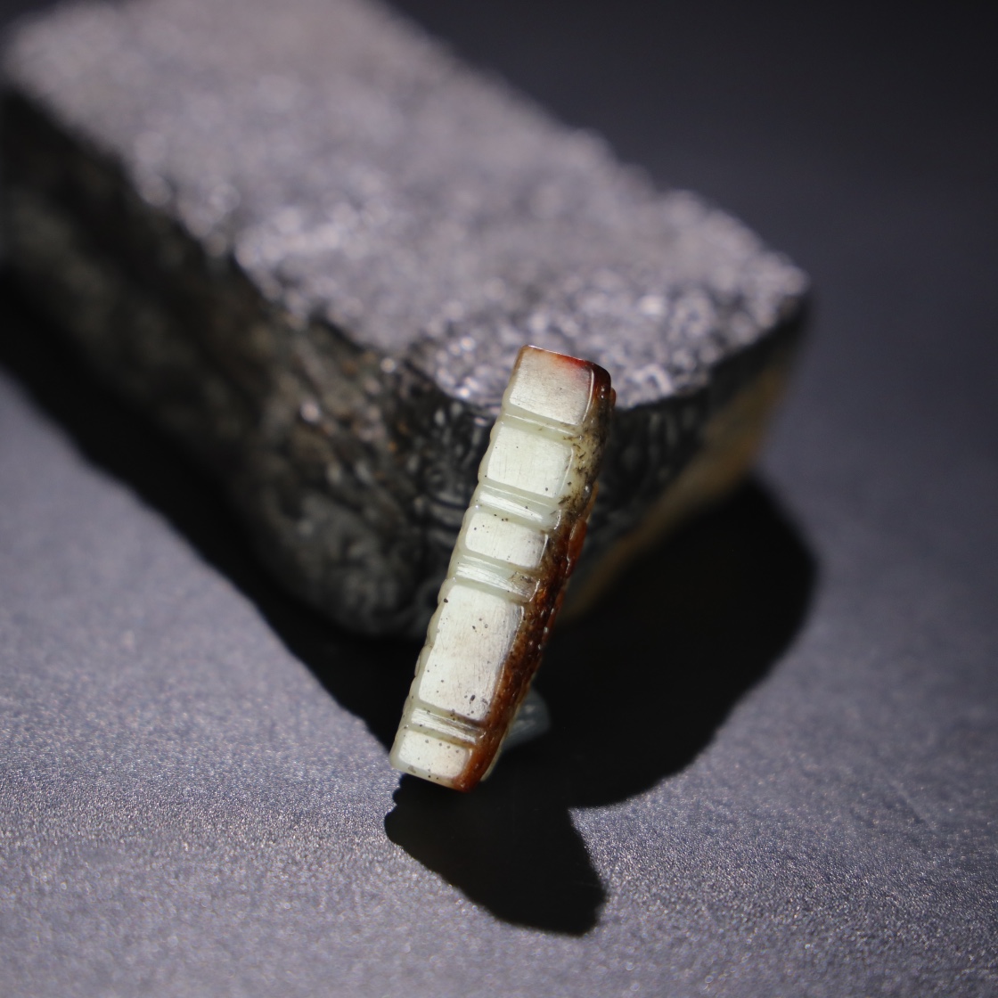 Chinese Natural Jade Carved Ornament