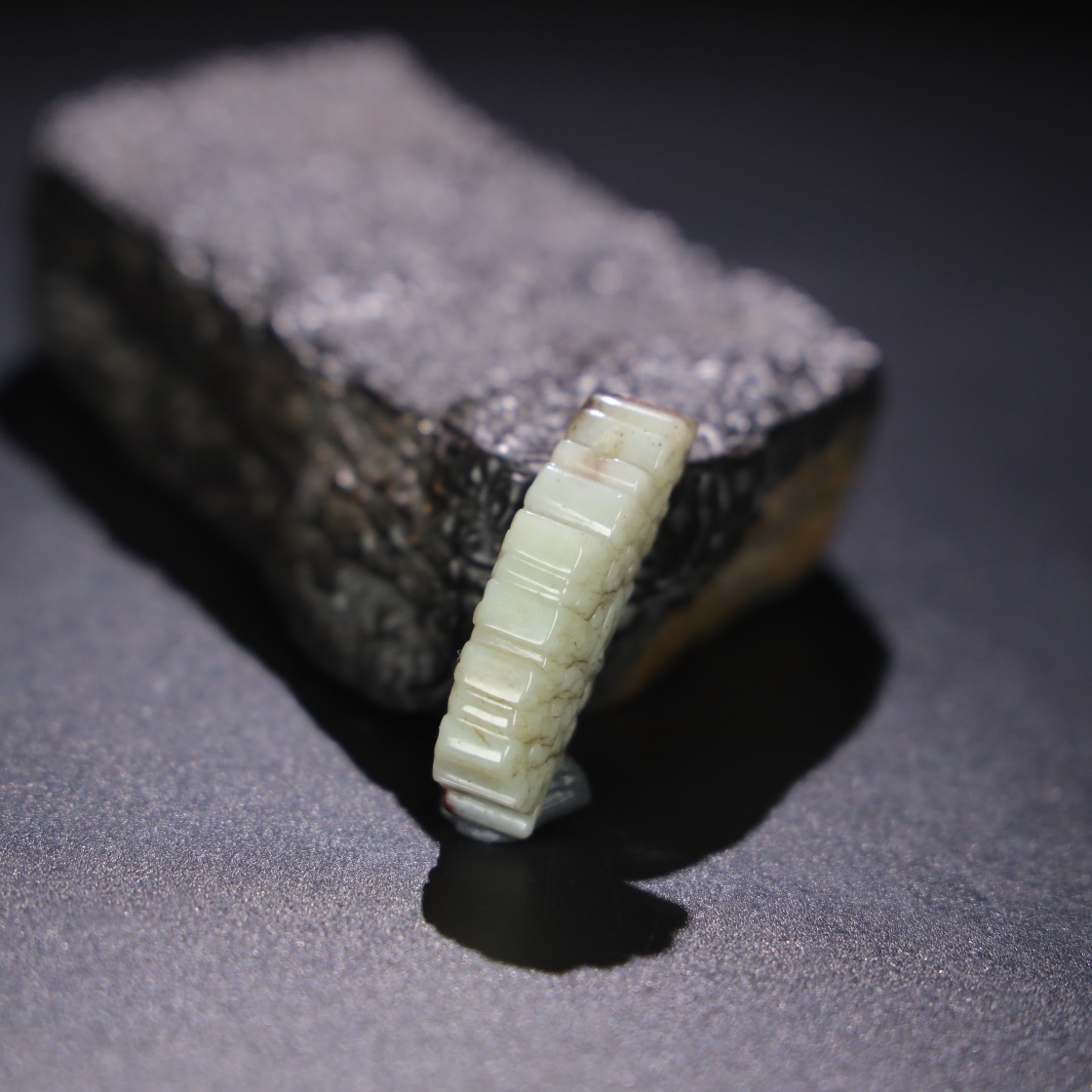 Chinese Natural Jade Carved Ornament