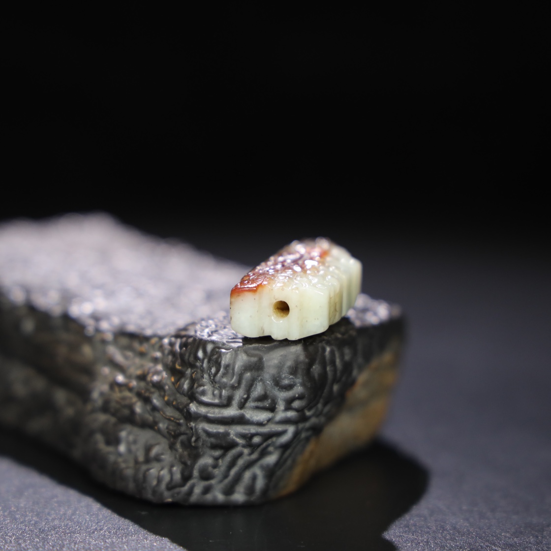 Chinese Natural Jade Carved Ornament