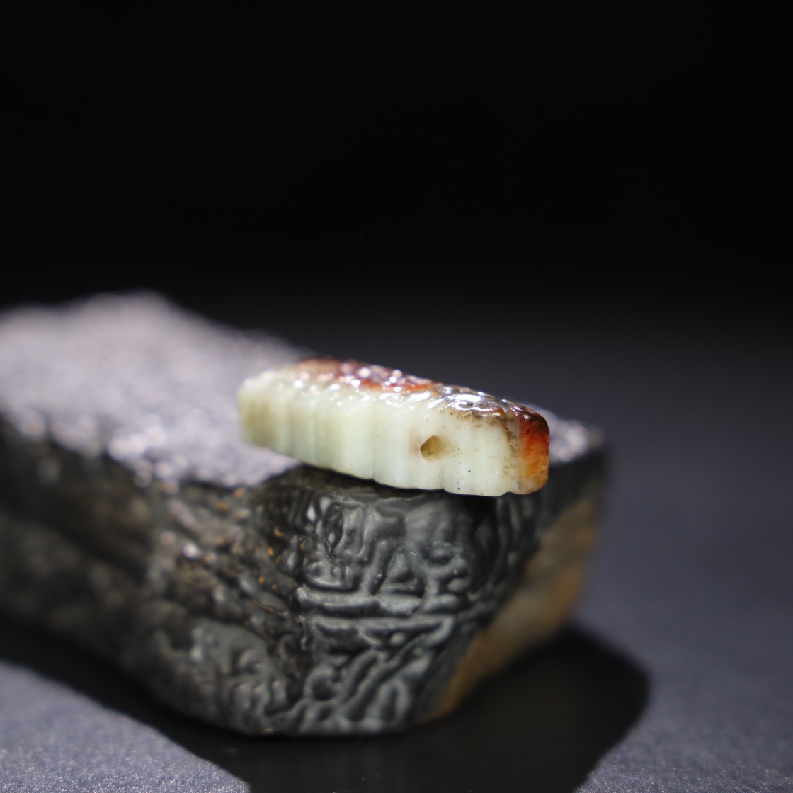 Chinese Natural Jade Carved Ornament
