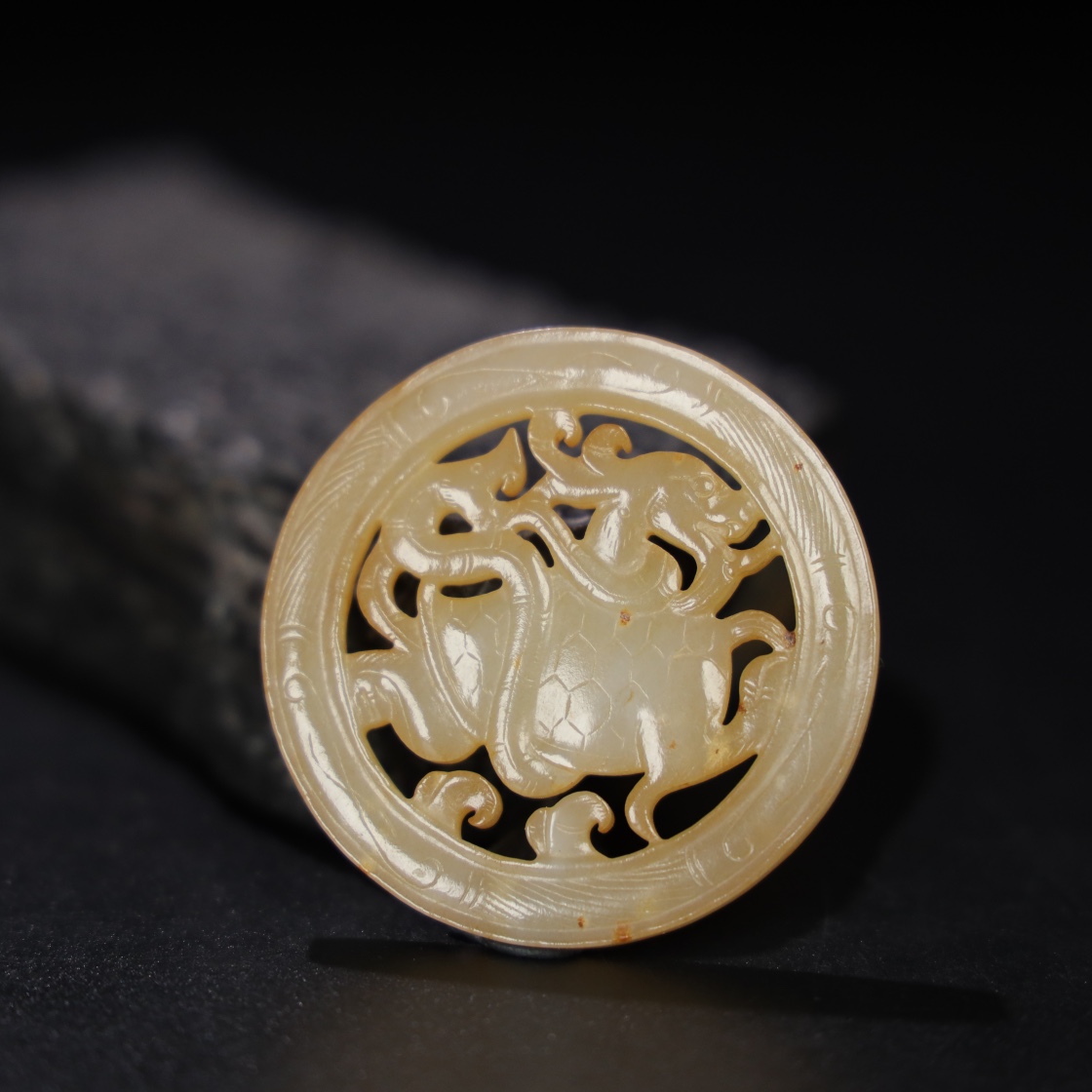 Chinese Natural Jade Carved pendant