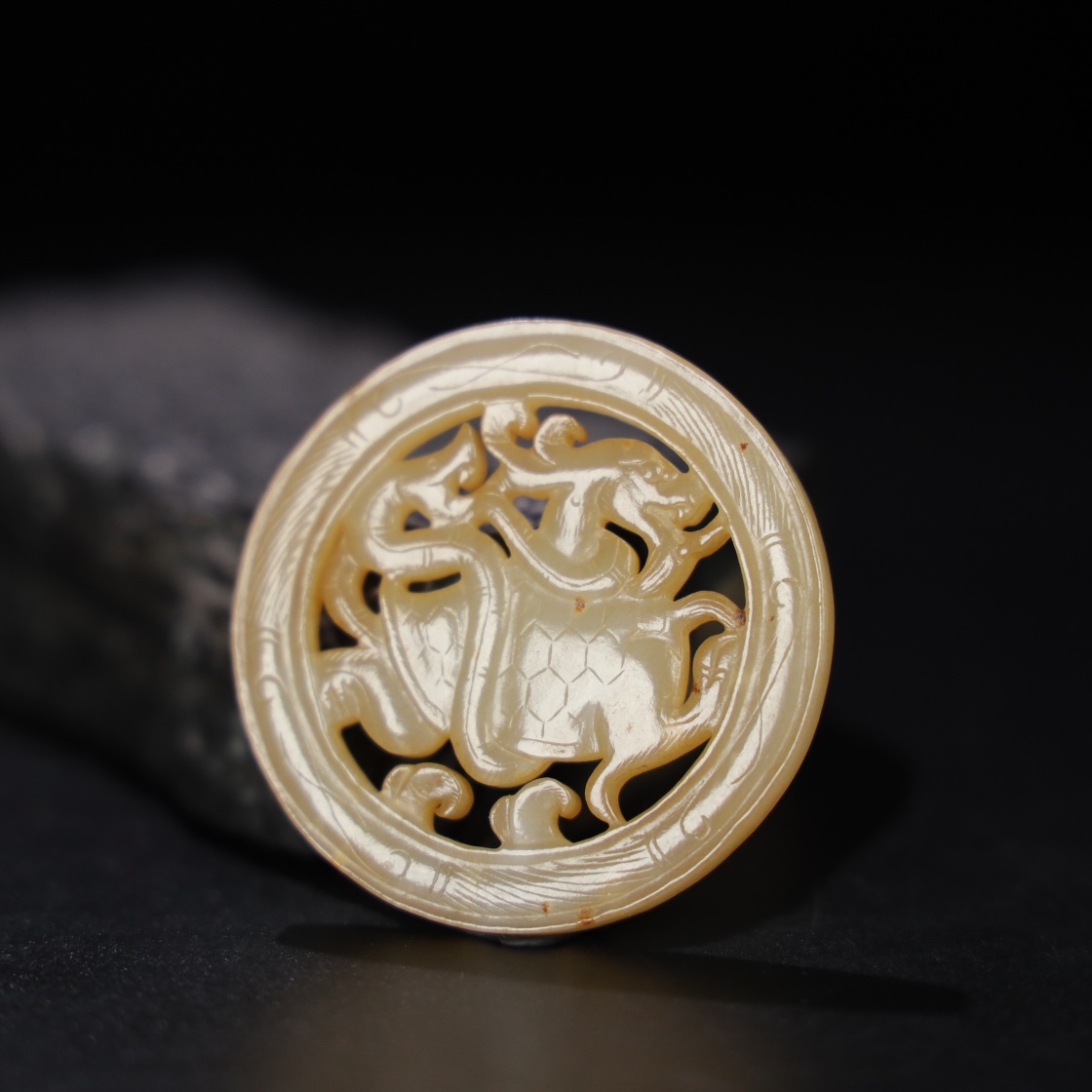 Chinese Natural Jade Carved pendant