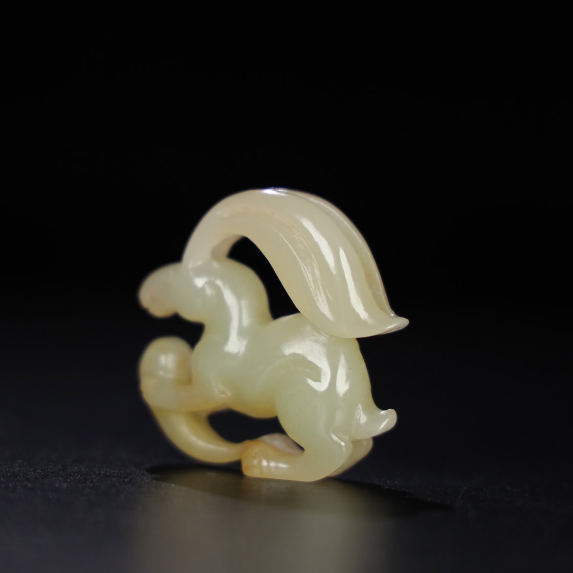 Chinese Natural Jade Carved Rabbit