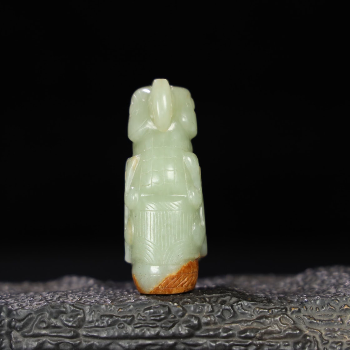 Chinese Natural Jade Carved Ornaments