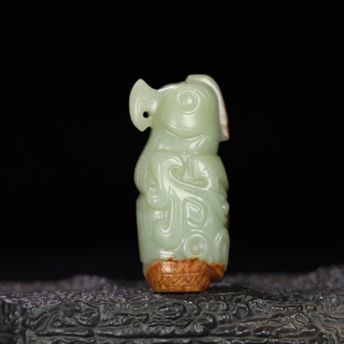 Chinese Natural Jade Carved Ornaments