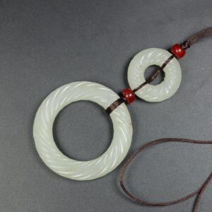 Chinese Natural Jade Carved pendants