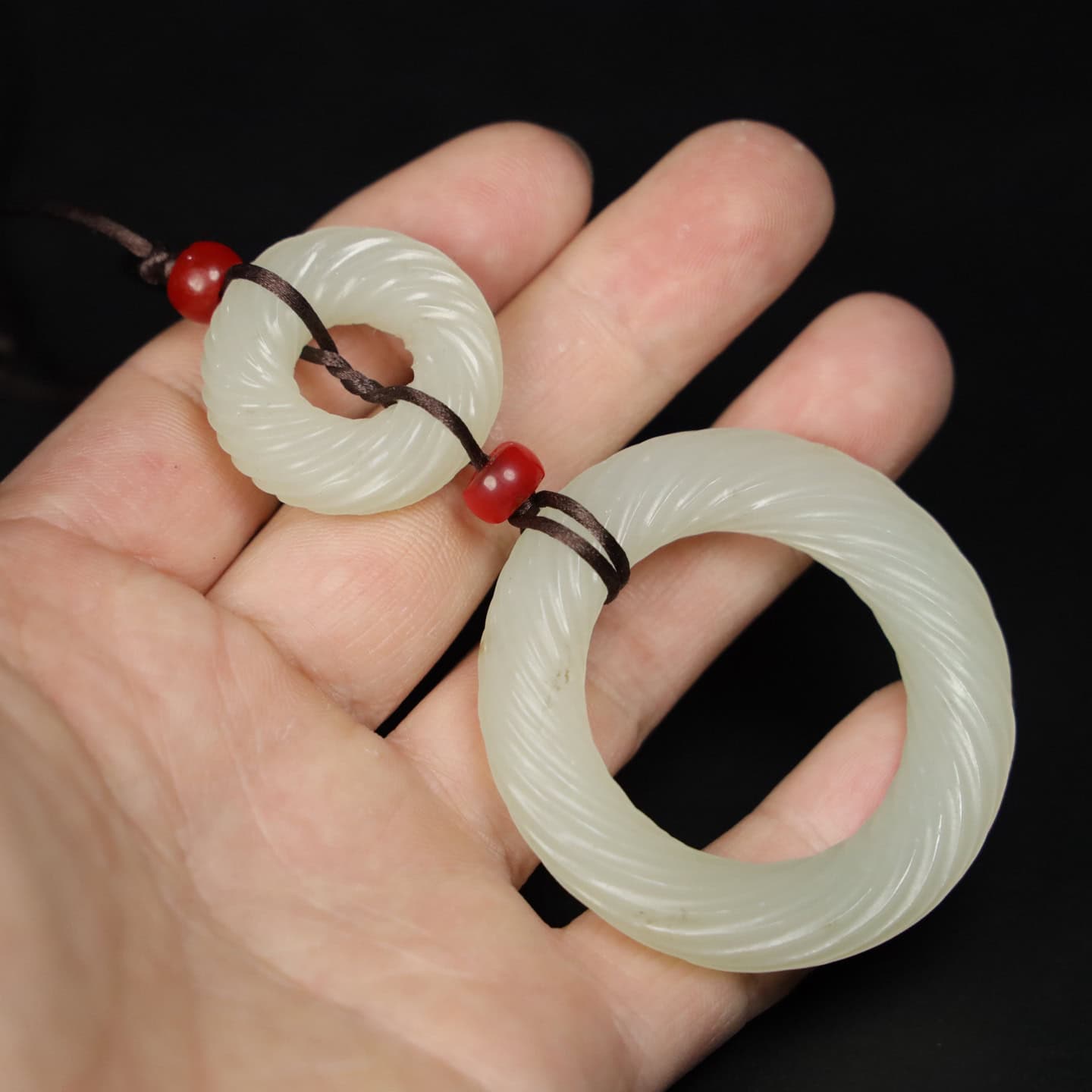 Chinese Natural Jade Carved pendants
