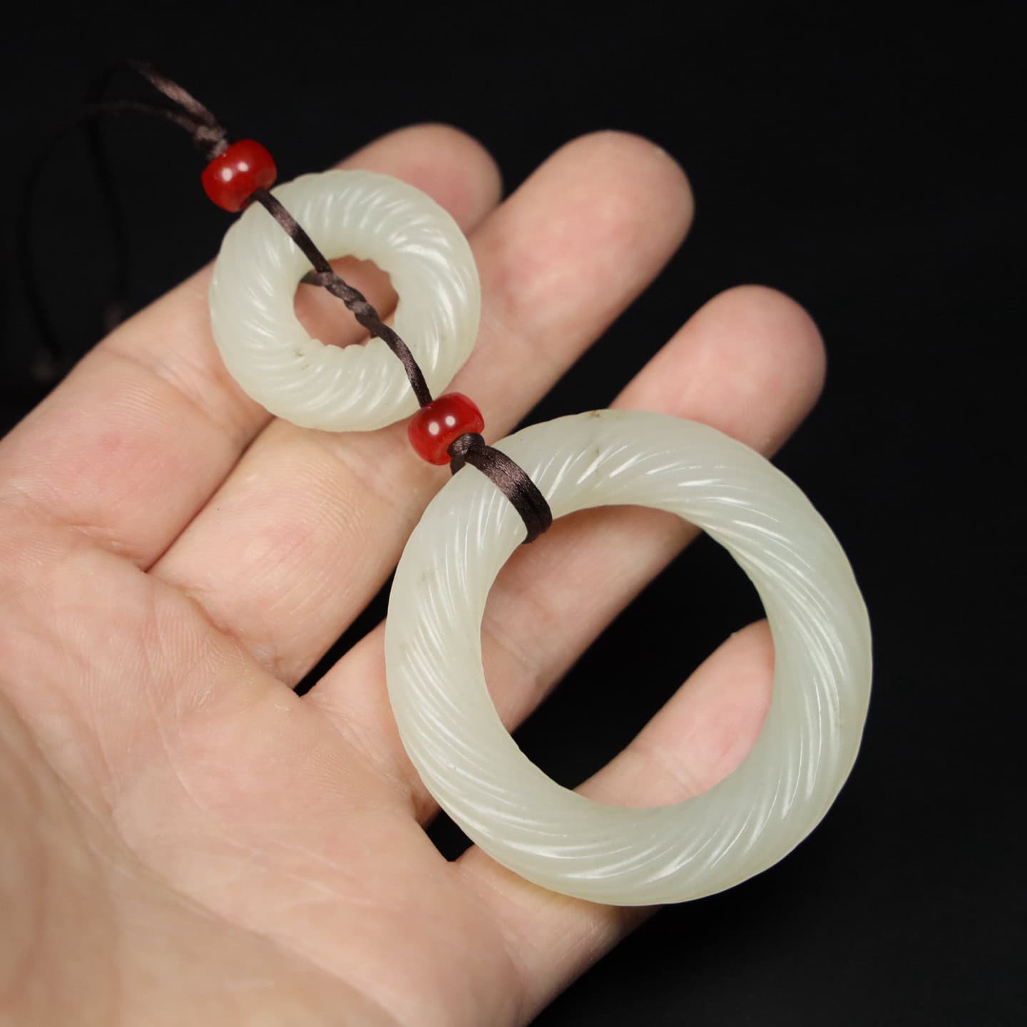 Chinese Natural Jade Carved pendants