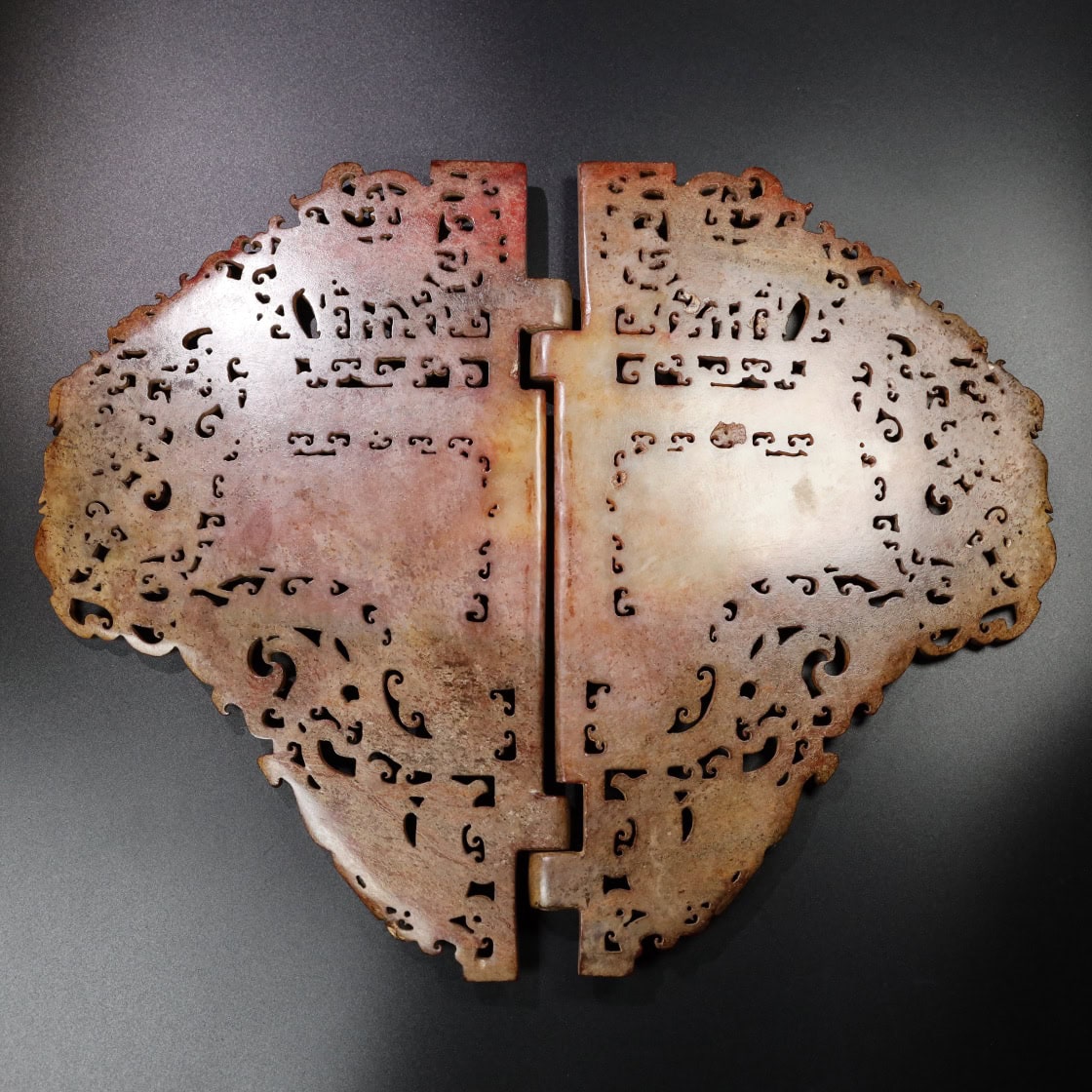 Chinese Natural Jade Carved masks