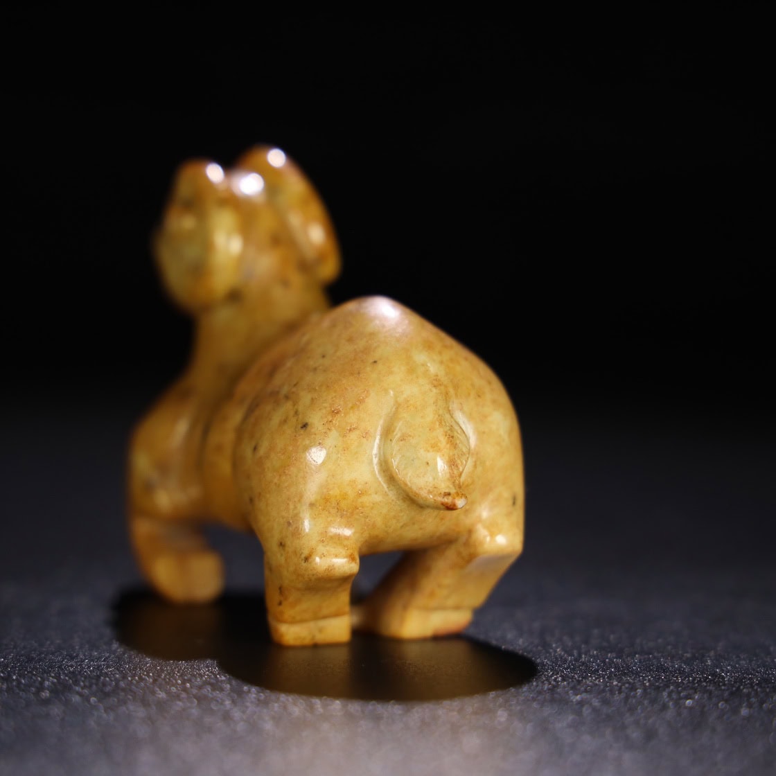 Chinese Natural Jade Carved Sheep