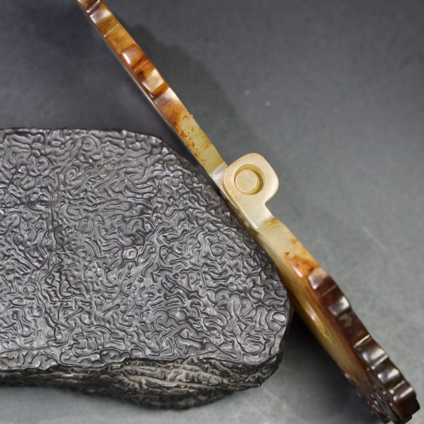 Chinese Natural Jade Carved Pendant
