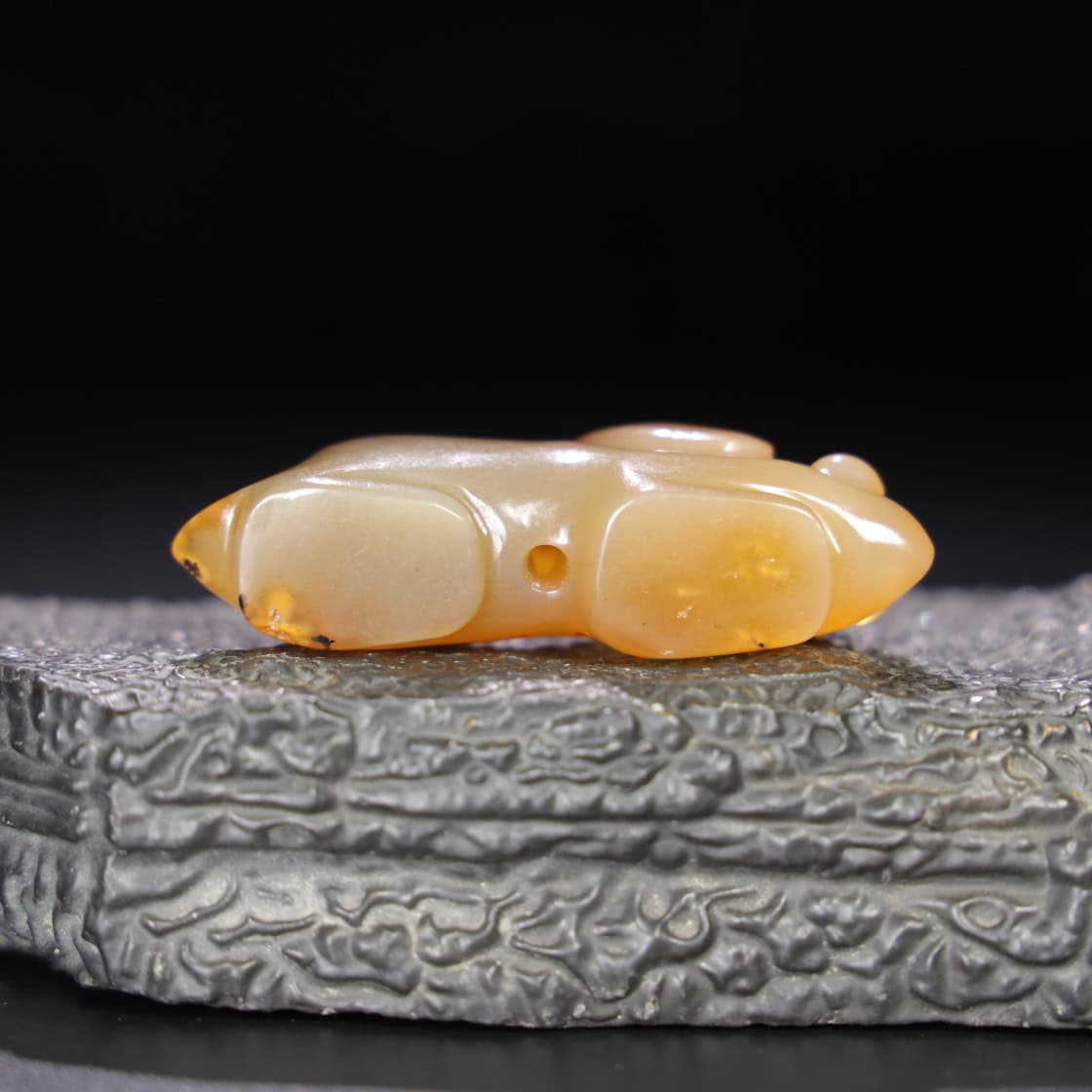 Chinese Natural Jade Carved Rabbit