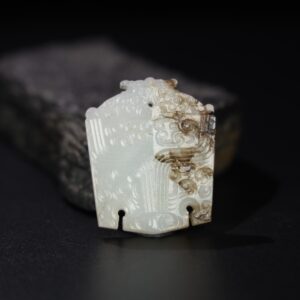 Chinese Natural Jade Carved masks