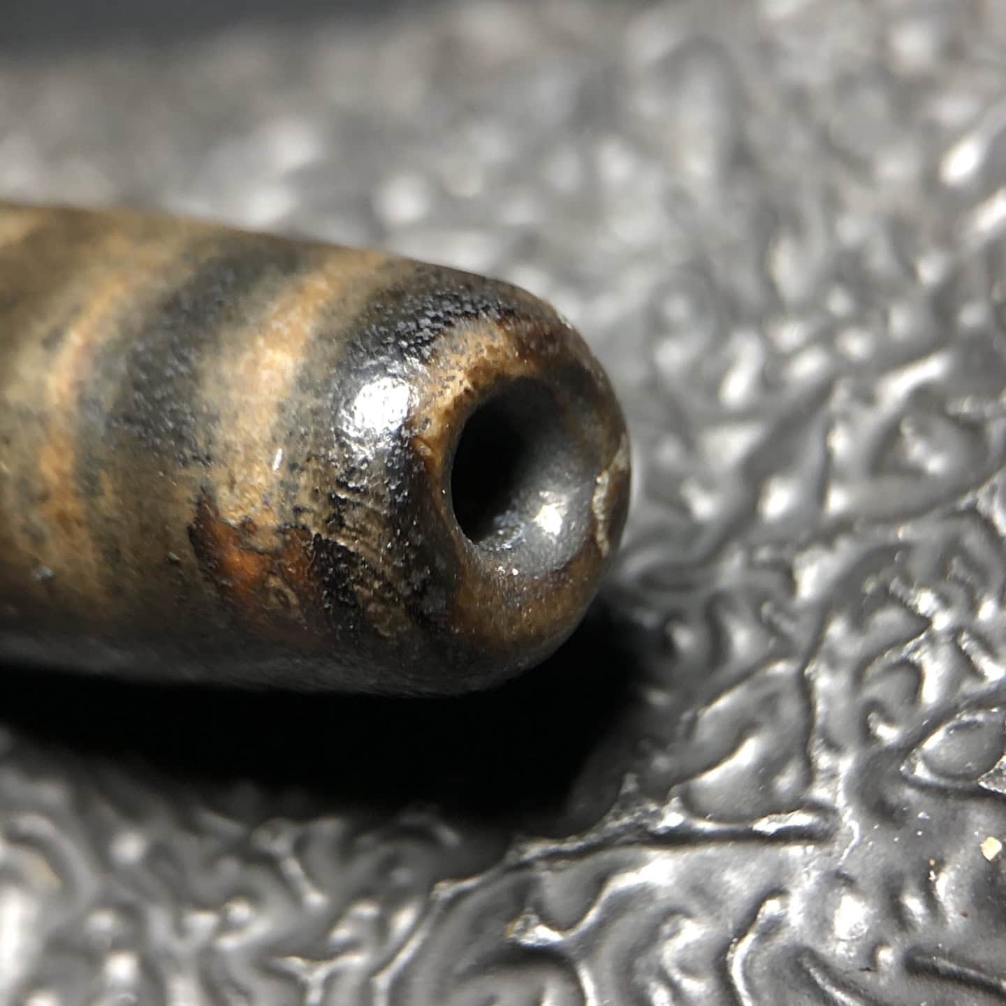 Chinese Natural Agate DZI Beads