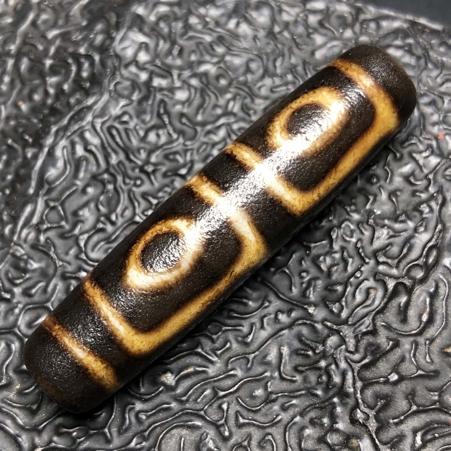 Chinese Natural Agate DZI Beads