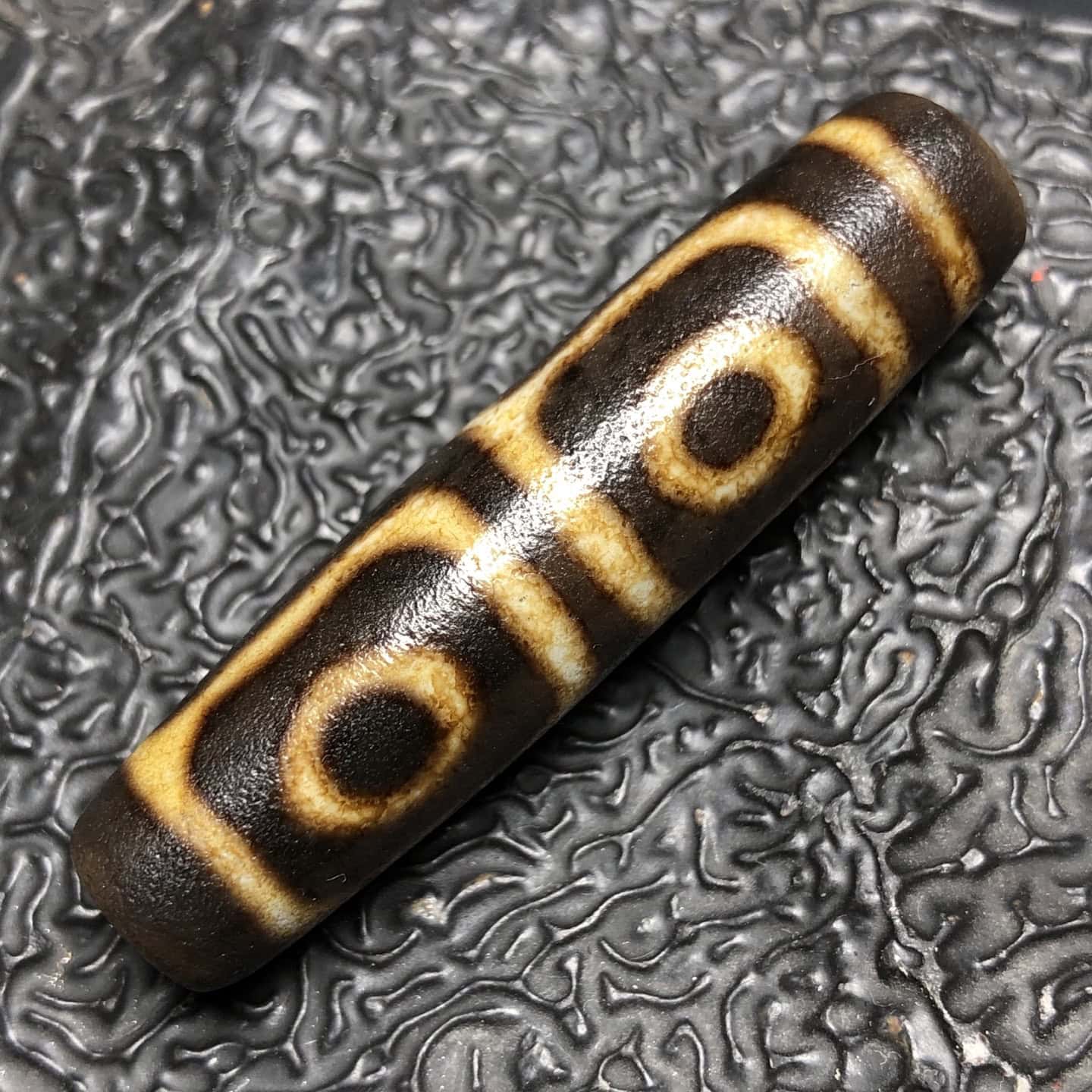 Chinese Natural Agate DZI Beads