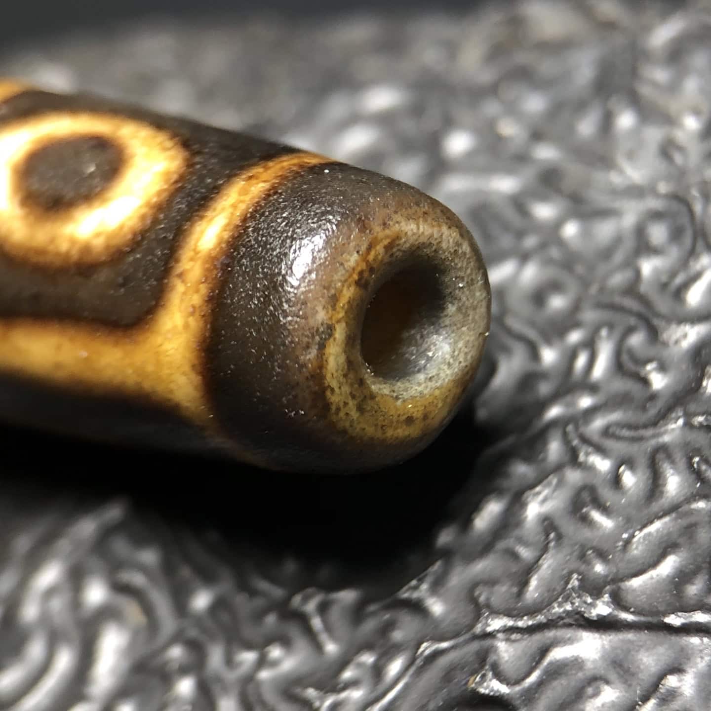 Chinese Natural Agate DZI Beads