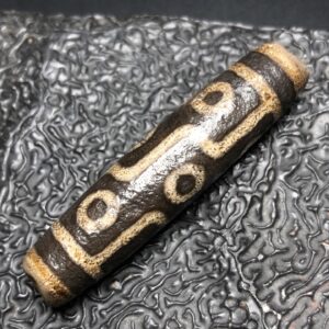 Chinese Natural Agate DZI Beads