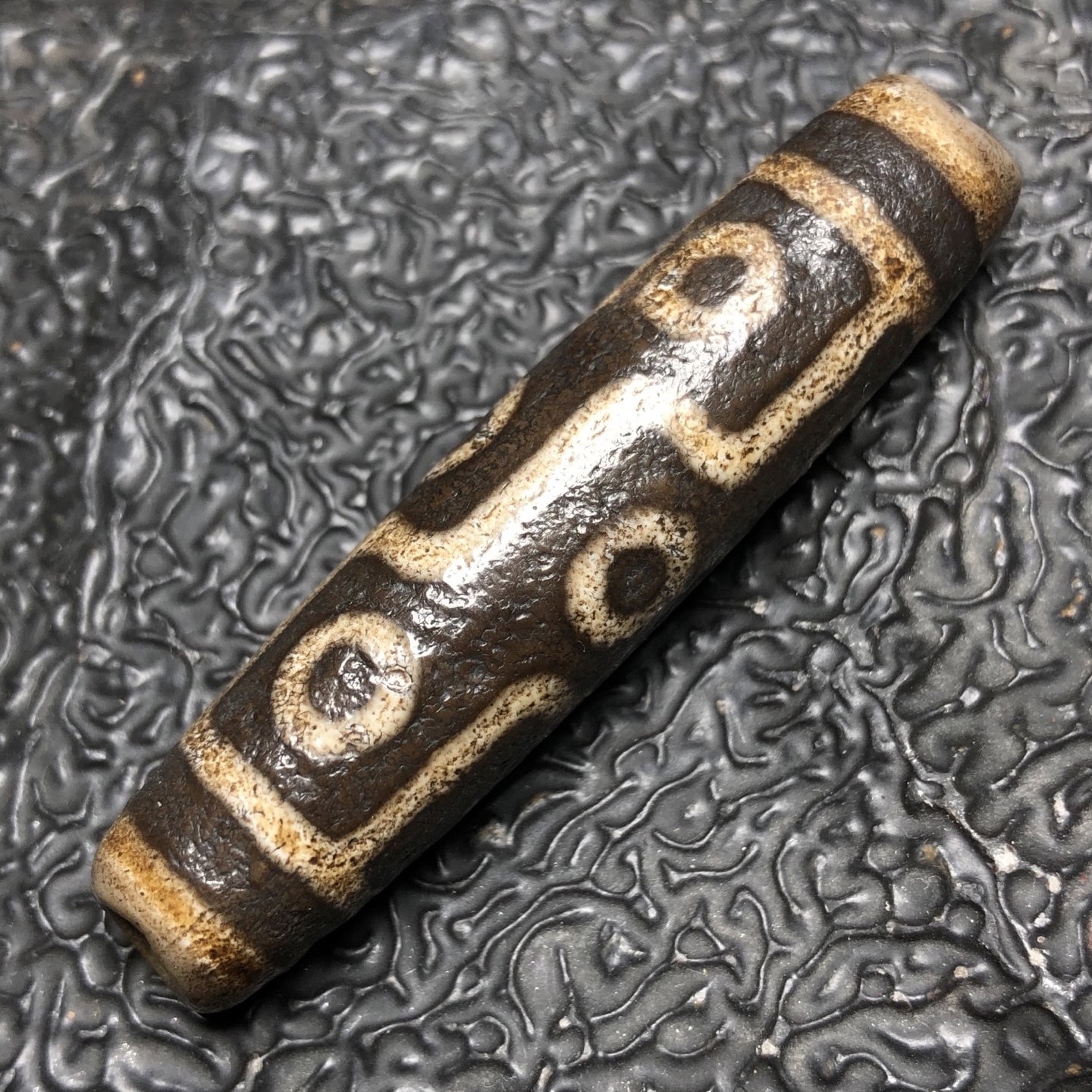 Chinese Natural Agate DZI Beads