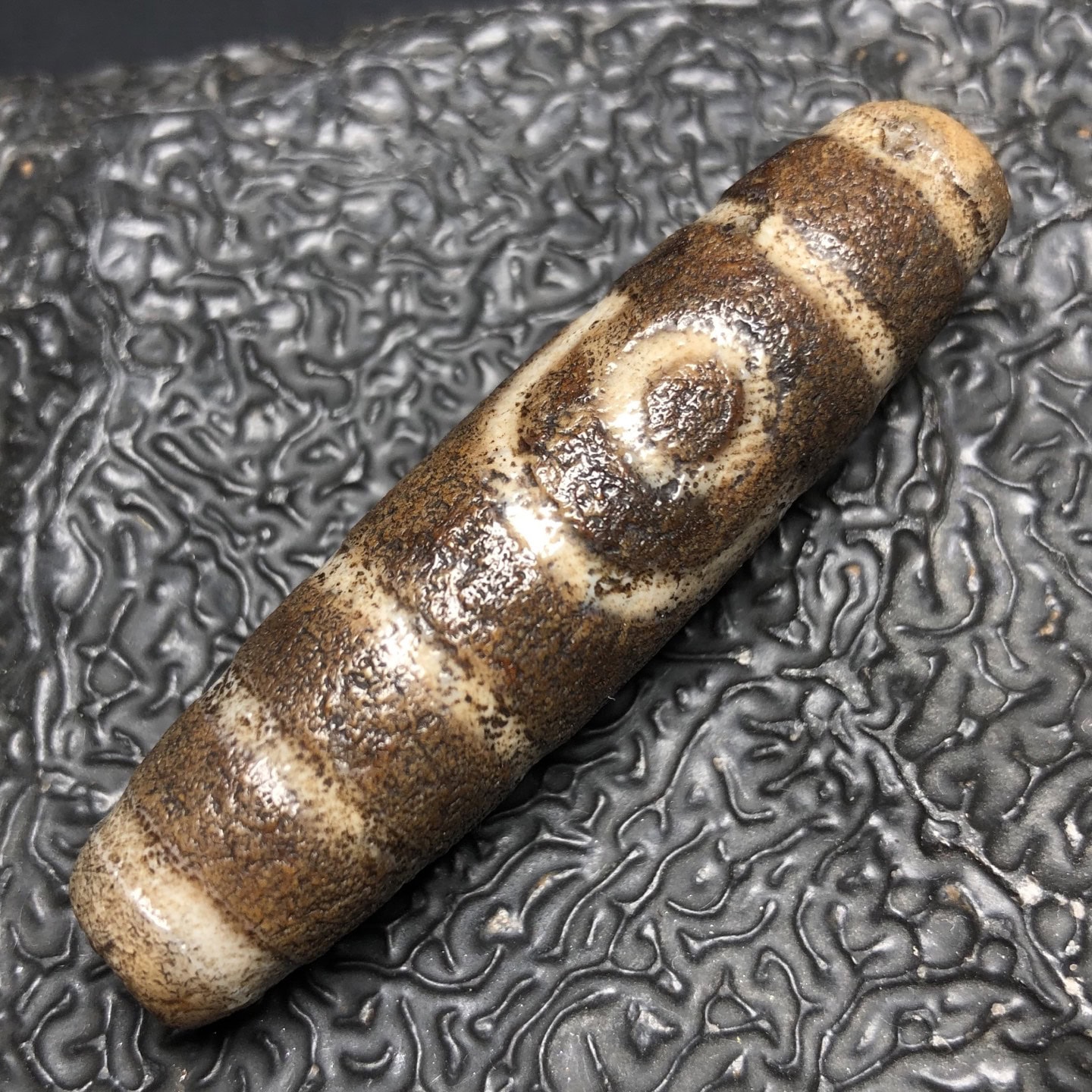 Chinese Natural Agate DZI Beads