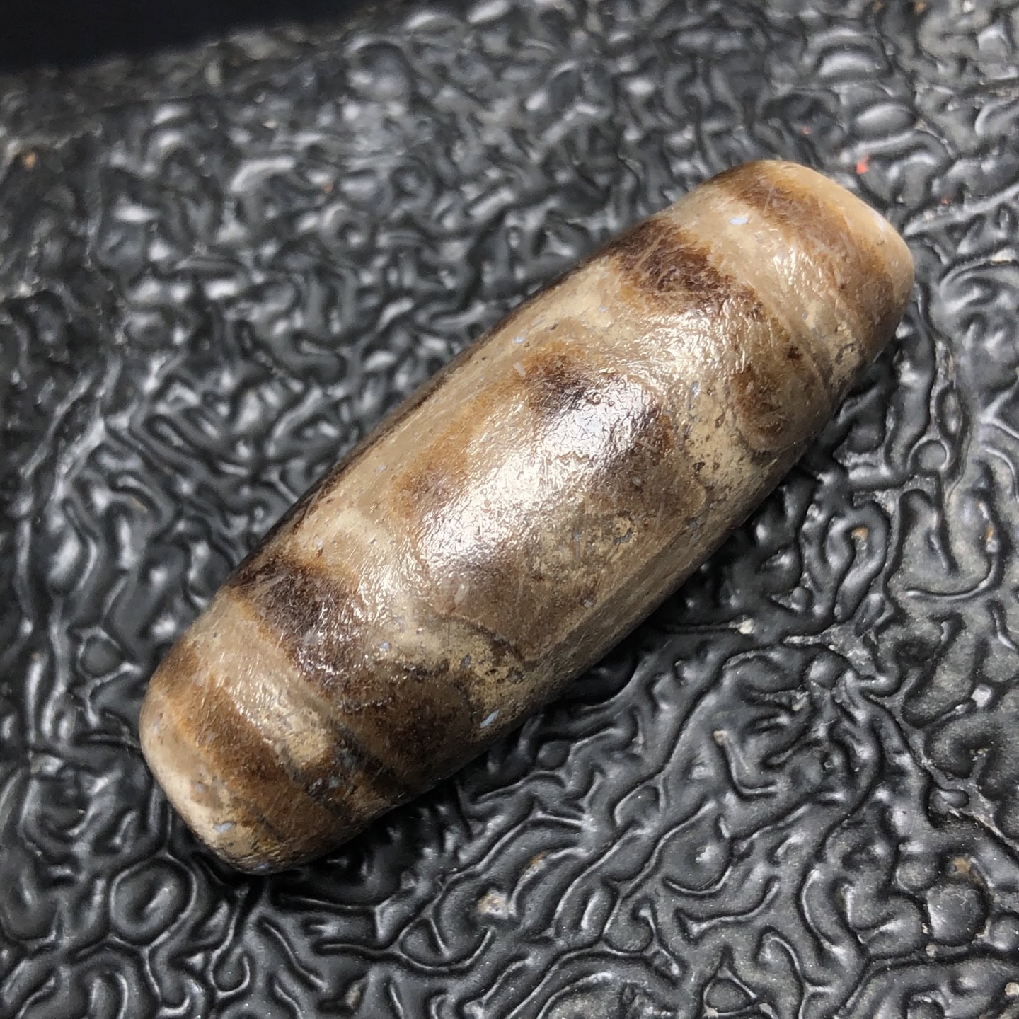 Chinese Natural Agate DZI Beads