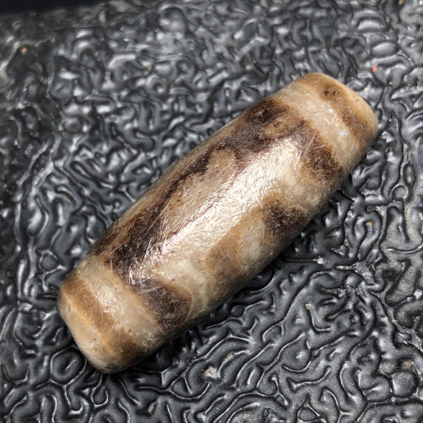Chinese Natural Agate DZI Beads