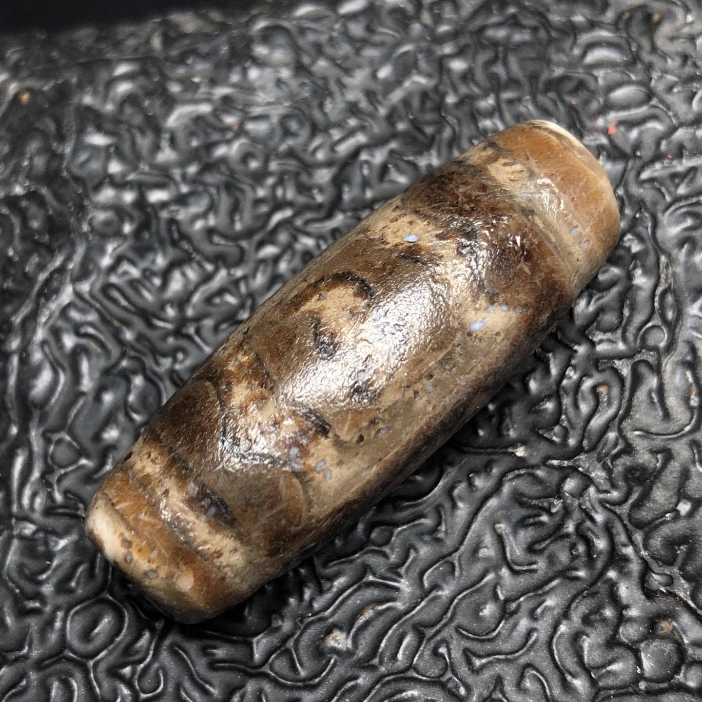 Chinese Natural Agate DZI Beads