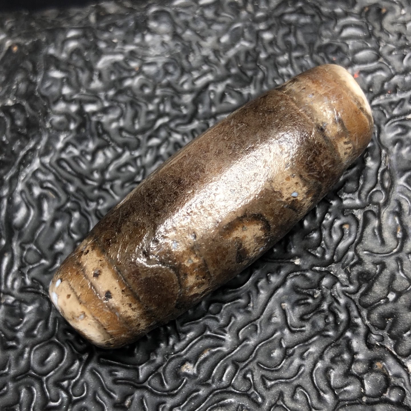 Chinese Natural Agate DZI Beads